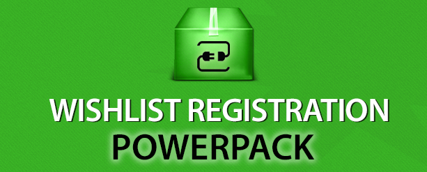 Wishlist Registration Powerpack